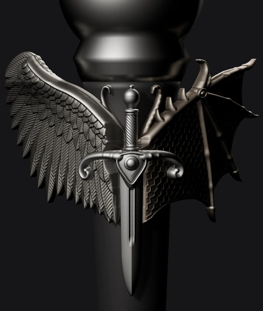 Espada con alas